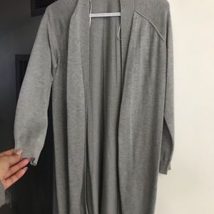 Long Grey Cartigan